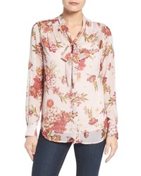 KUT from the Kloth Amelie Tie Neck Floral Blouse