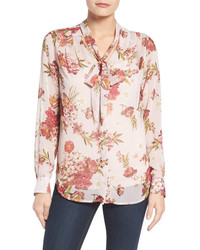 KUT from the Kloth Amelie Tie Neck Floral Blouse