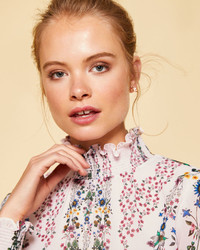 Ted Baker Unity Floral High Neck Blouse