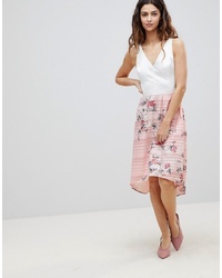 Oasis 2 In 1 Midi Dress With Floral Skirt