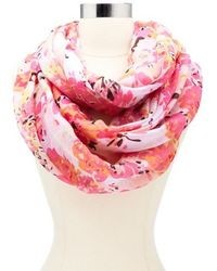 Charlotte Russe Floral Printed Infinity Scarf