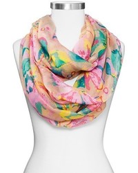 Floral Print Infinity Scarf