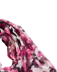 Givenchy Silk Floral Print Scarf