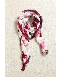 Urban Outfitters Watercolor Floral Square Scarf