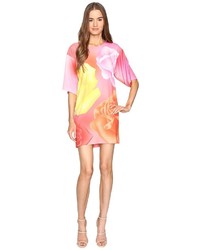 Moschino Boutique Floral Silk Tee Dress