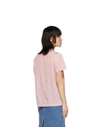 Raquel Allegra Pink Carina Short Sleeve Shirt