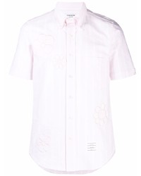 Thom Browne Floral Applique Shirt