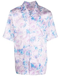 Martine Rose Floral Print Short Sleeve Shirt