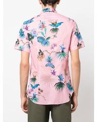 Etro Floral Print Short Sleeved Shirt