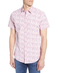 Rodd & Gunn Lake Roxburgh Regular Fit Floral Short Sleeve Button Up Shirt