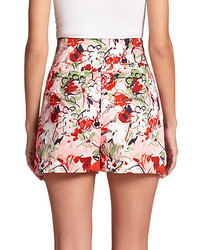 Carolina Herrera Floral Print Shorts