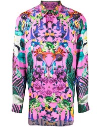 Camilla Floral Print Silk Shirt