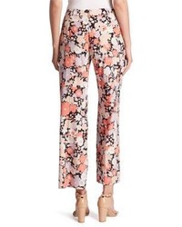 Agnona Floral Silk Pants