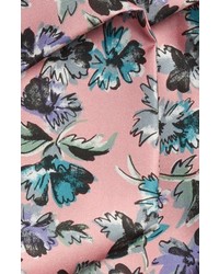 Burberry Scatter Floral Silk Skinny Scarf