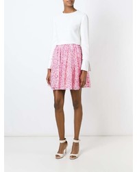 Fendi Sheer Floral Skirt