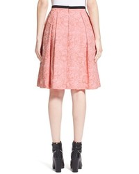 Erdem Ari Pleated Floral Pattern Skirt