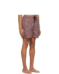 Solid and Striped Pink The Classic Floral Geo Swim Shorts