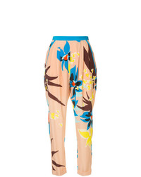 DELPOZO Floral Print Trousers