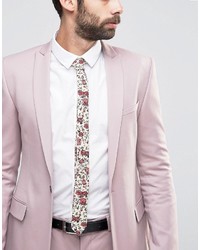 Asos Floral Tie In Pink