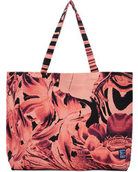 Pink Floral Tote Bag