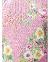 Blugirl Floral Print Roll Neck Sweater
