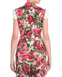 Dolce & Gabbana Sleeveless Floral Vest