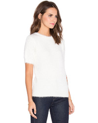Bishop + Young Fluffy Short Sleeve Sweater