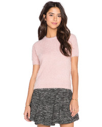 Bishop + Young Fluffy Short Sleeve Sweater