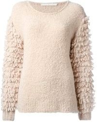 Thakoon Addition Textured Knit Sleeves Sweater