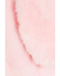 Hvn Courtney Faux Fur Coat Baby Pink