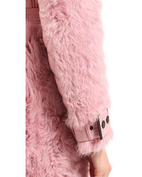 Moncler La Chapelle Fur Down Coat