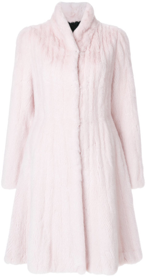 Liska Fur Detail Coat, $9,968 | farfetch.com | Lookastic