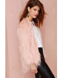 Nasty Gal Fairy Floss Faux Fur Coat