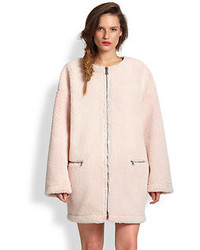 MSGM Oversized Faux Fur Coat