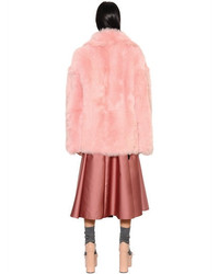 Rochas Shearling Fur Coat