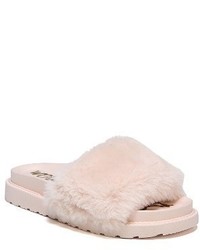 Sam Edelman Blaire Faux Fur Platform Slide Sandal