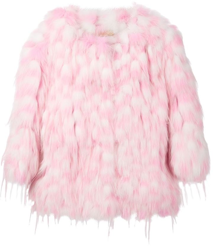 chloe fox fur coat