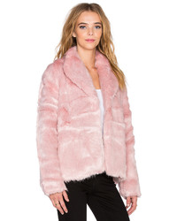 State Of Being Powderpuff Faux Fur Coat
