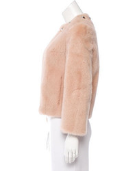 Givenchy Stud Embellished Mink Jacket W Tags