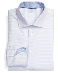 Bugatchi Trim Fit Geometric Dress Shirt