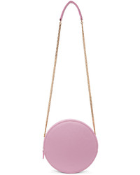 MSGM Pink Round Geometric Shoulder Bag