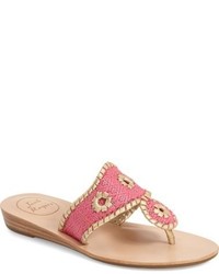 Pink Geometric Sandals