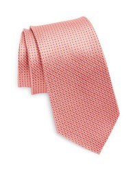 Nordstrom Neat Silk Tie In Coral At