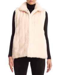 GORSKI Reversible Mink Fur Down Vest