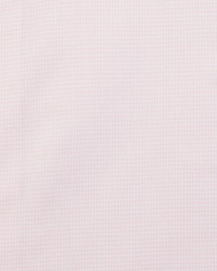 Ermenegildo Zegna Micro Gingham Dress Shirt Pink