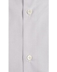 Burberry Modern Fit Gingham Cotton Poplin Shirt