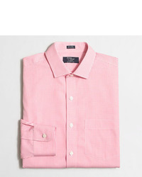 J.Crew Factory Tall Wrinkle Free Voyager Dress Shirt In Mini Gingham