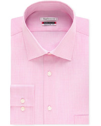 Van Heusen Tek Fit Flex Collar Bright Pink Gingham Dress Shirt