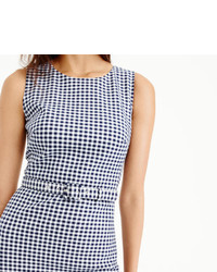 J.Crew Tall Belted Gingham Dress