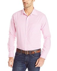 Pink Gingham Long Sleeve Shirt